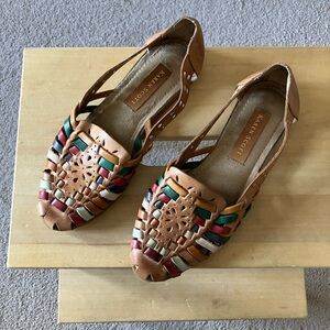 Genuine Leather huarache sandals